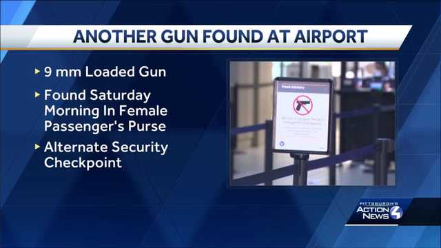 TSA officers uncover another gun at Pittsburgh International Airport - Vimarsana News