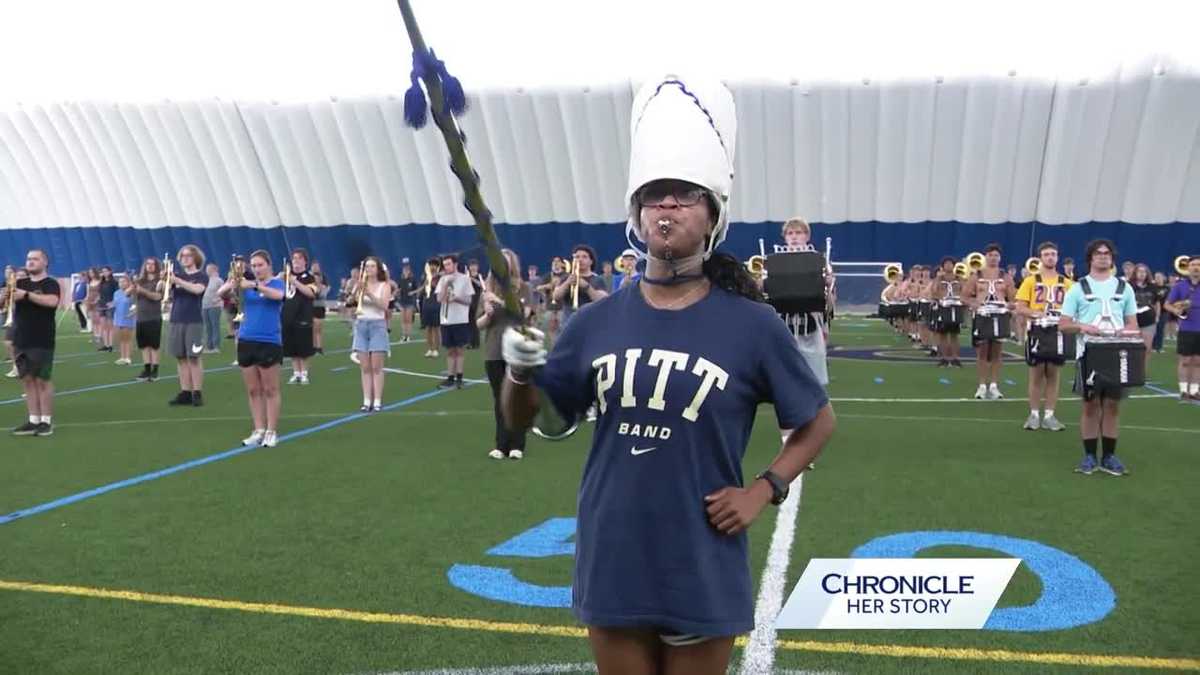 Pitt marching band’s first all-woman drum major team reflects on history-making roles