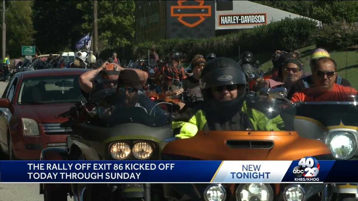 Motorcycle rally held in Rogers despite Bikes, Blues & BBQ cancellation