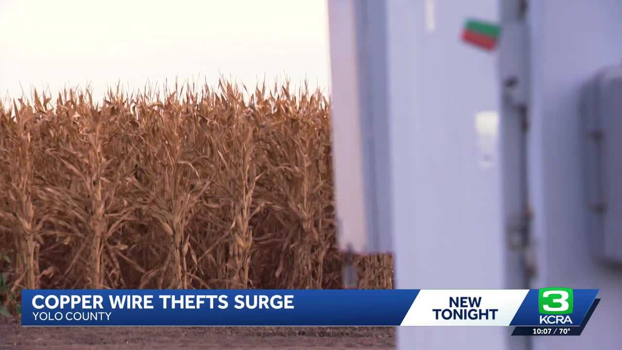 Copper wire thefts surge in Yolo County, hitting agriculture hard