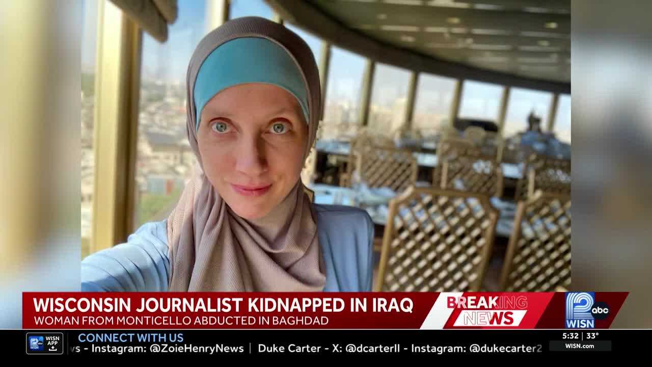 American journalist with Wisconsin ties abducted in Iraq to be freed