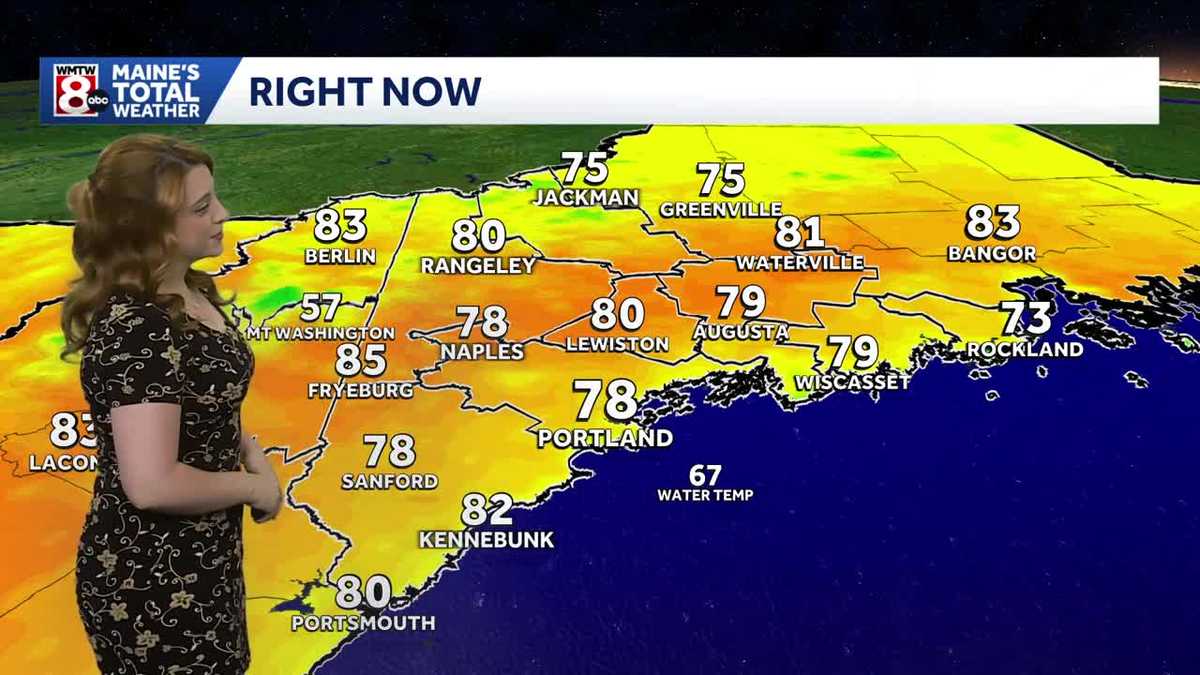 Slightly cooler week in Maine