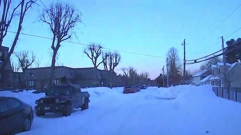 Road conditions improve as snowfall eases in NH