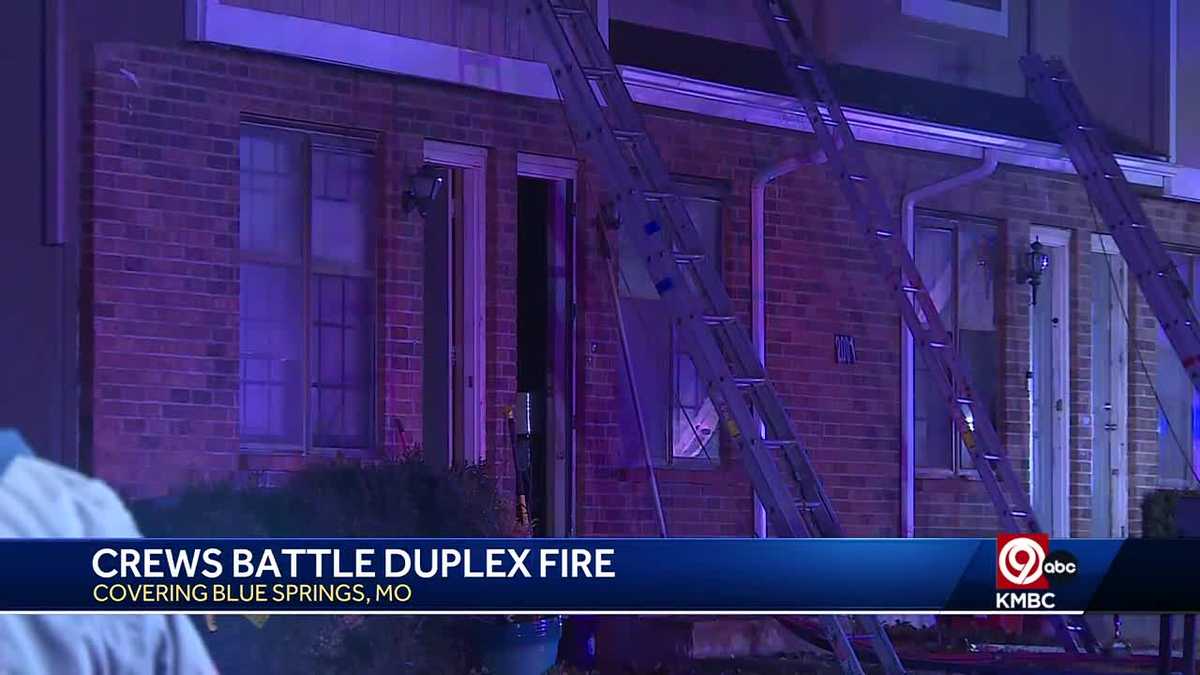 Four families displaced after duplex complex fire in Blue Springs