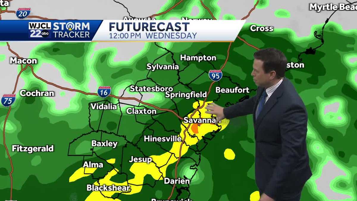 Dry next few days by umbrella needed by the middle of the week
