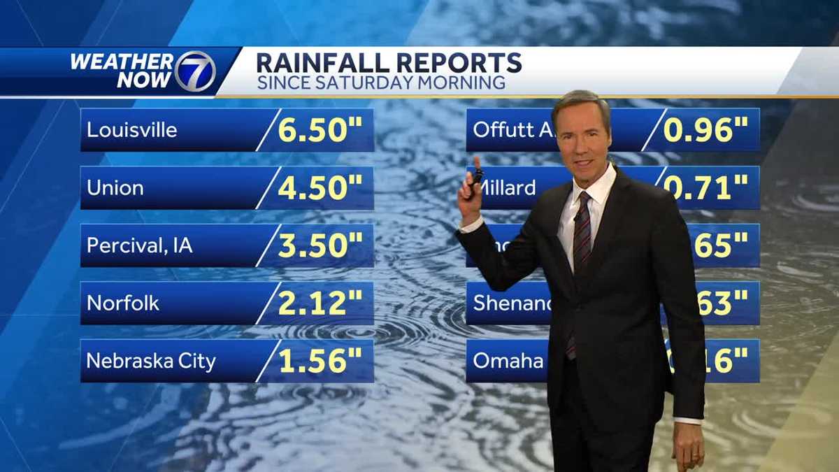 Heavy rain for some June 11 Omaha