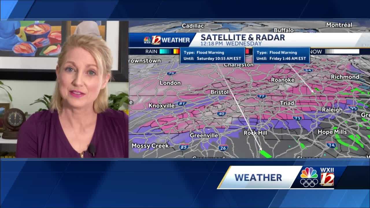 North Carolina: Winter Storm Warning For Freezing Rain Forecast