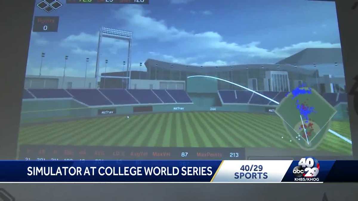 Virtual reality baseball stars at College World Series
