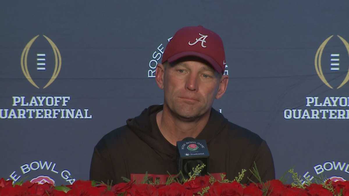 WATCH: Alabama humbled 38-3 by Indiana in Rose Bowl as DeBoer vows to 'use it to fuel us'