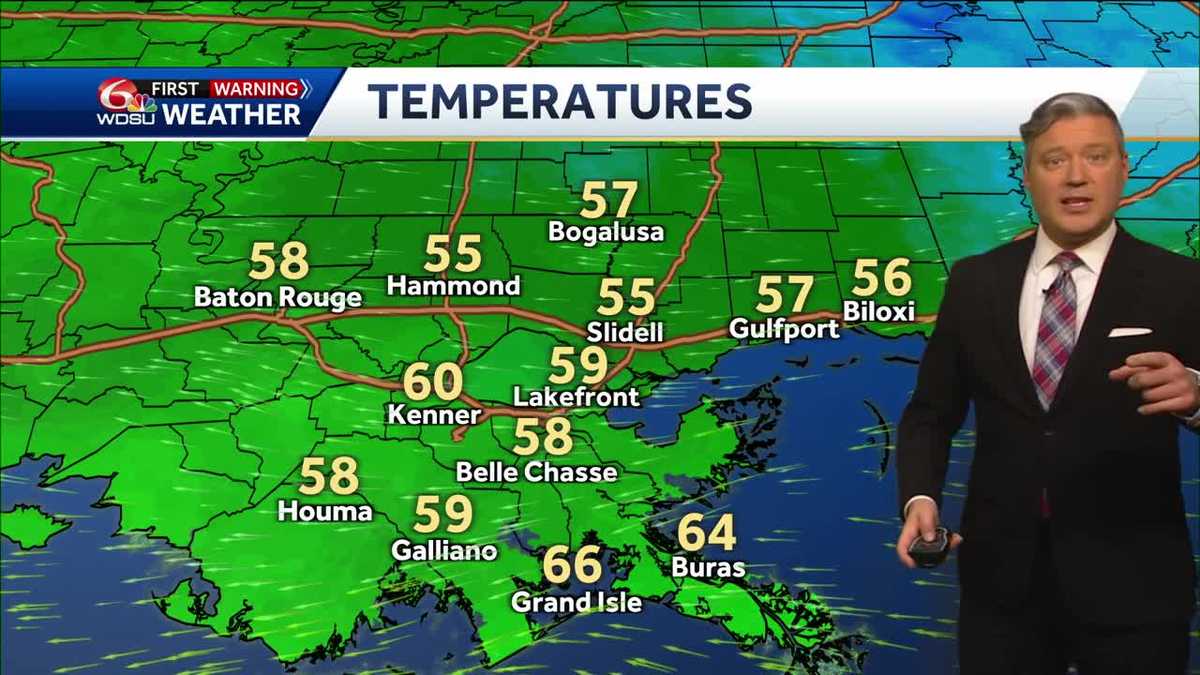 New Orleans weather forecast how warm will it be this weekend