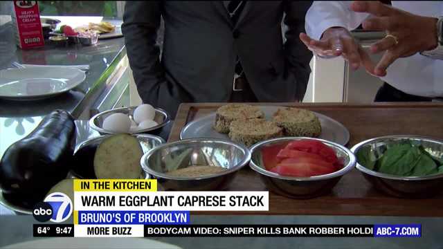 Cooking with Cal: Warm Eggplant Caprese Stack - Vimarsana News
