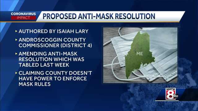 Author of Androscoggin County anti-mask proposal doubles-down - Vimarsana News