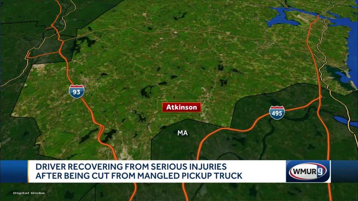 Driver taken by helicopter to hospital after crash in Atkinson