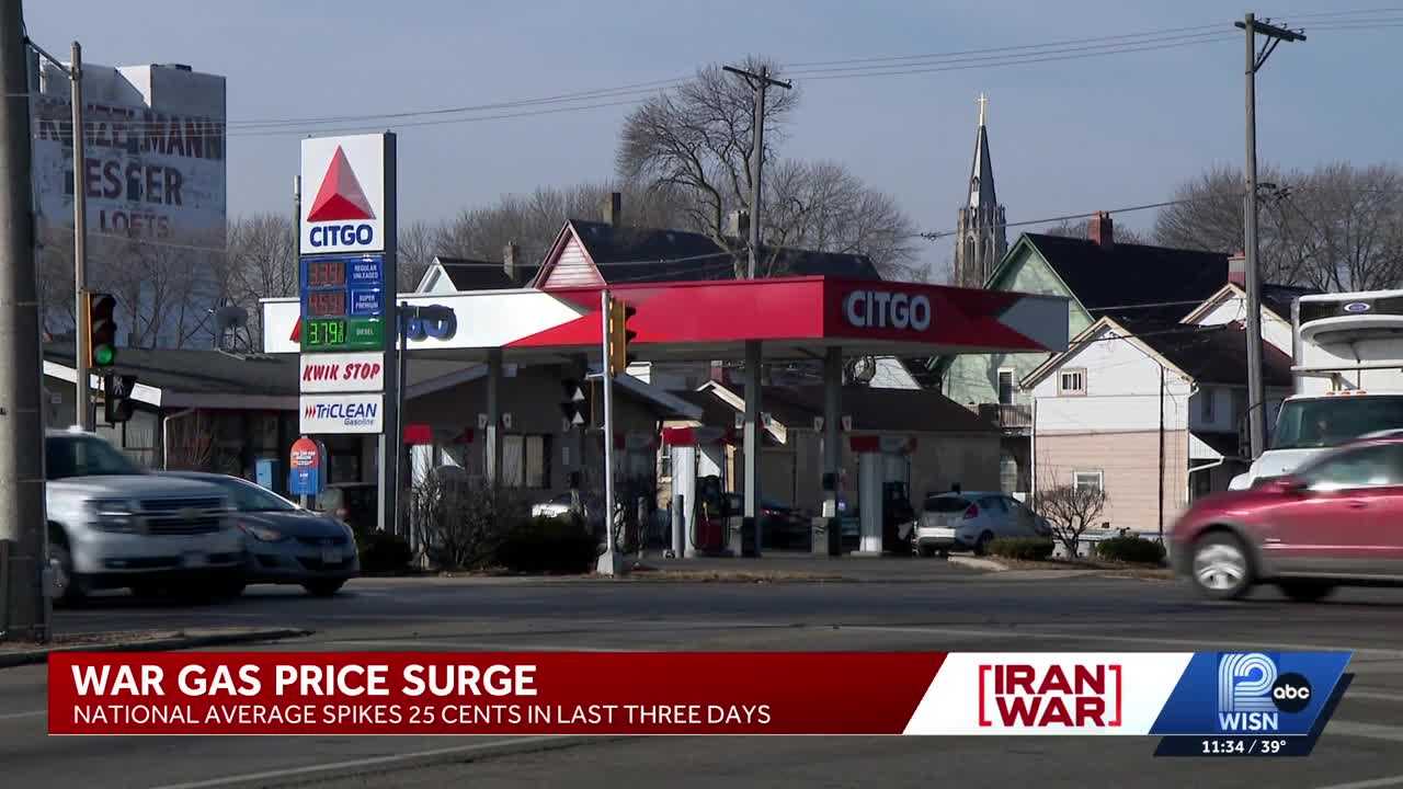 Iran War is impacting gas prices. Map shows how much it costs to fuel up in your county