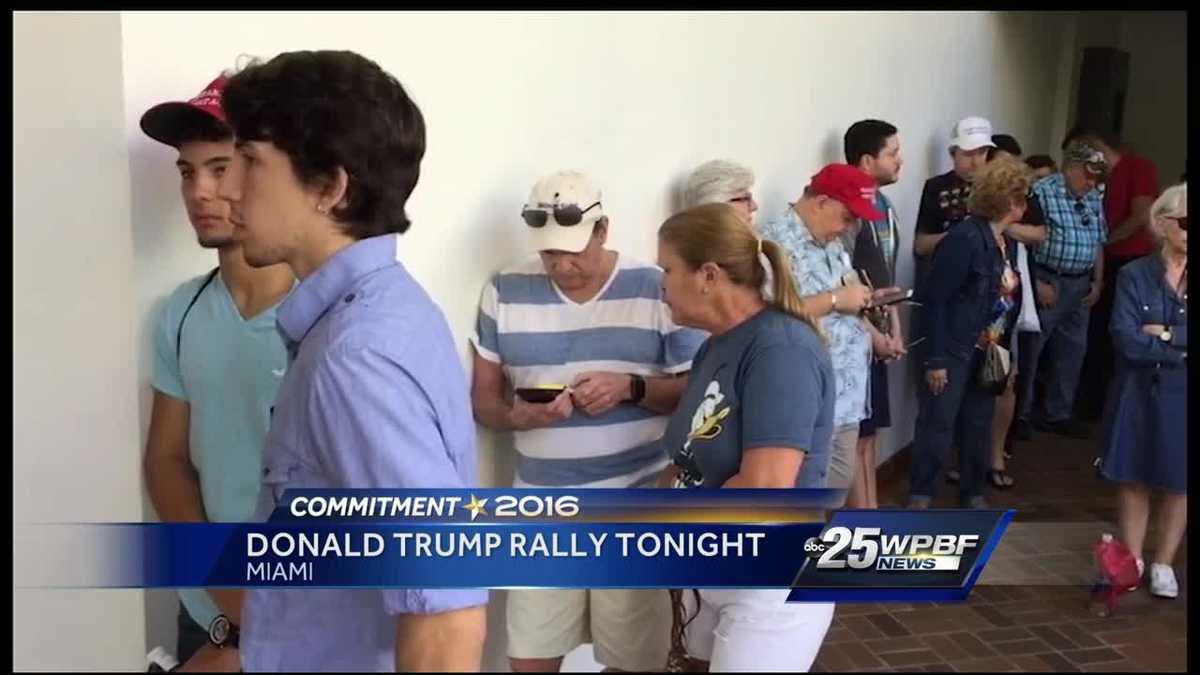 Donald Trump rally in Miami