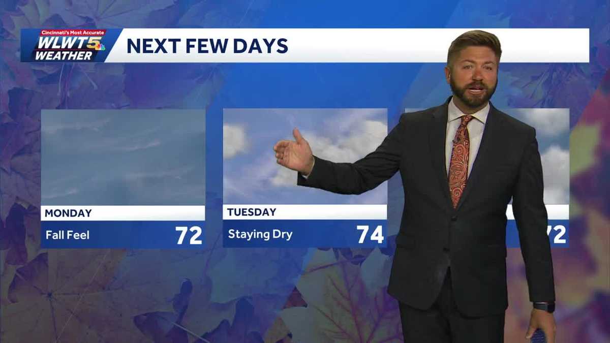 Sunshine and Fall weather continues this week across Greater Cincinnati