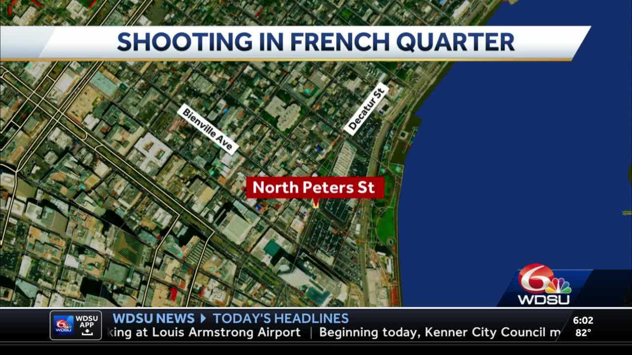 New Orleans Police Investigate French Quarter Shooting