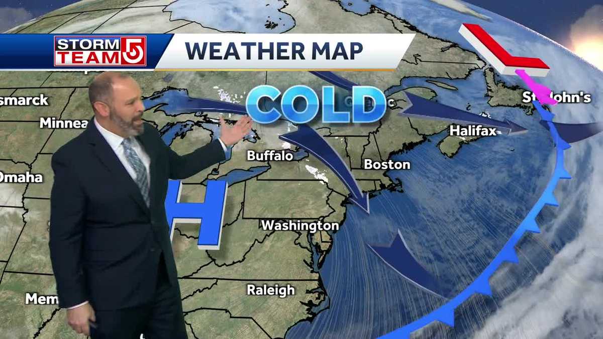Video: Front from Canada brings cold chill to Mass.