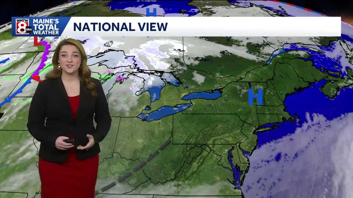 Sunny and warmer week in Maine