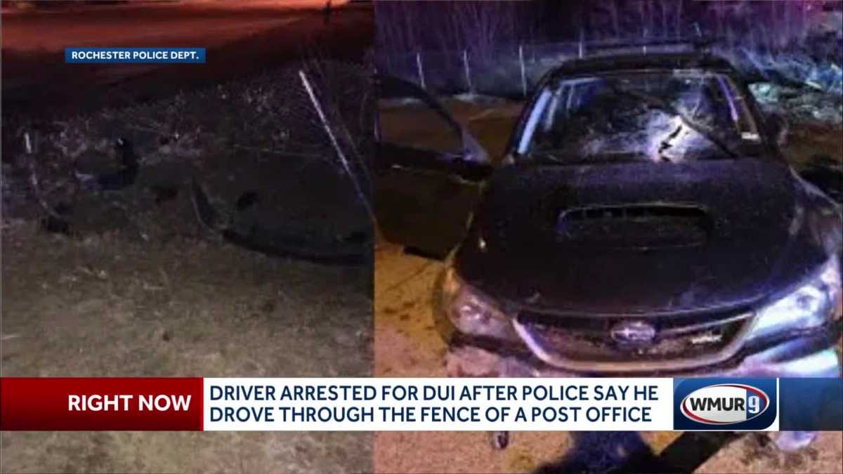 Man arrested for DUI after allegedly driving through Post Office fence ...