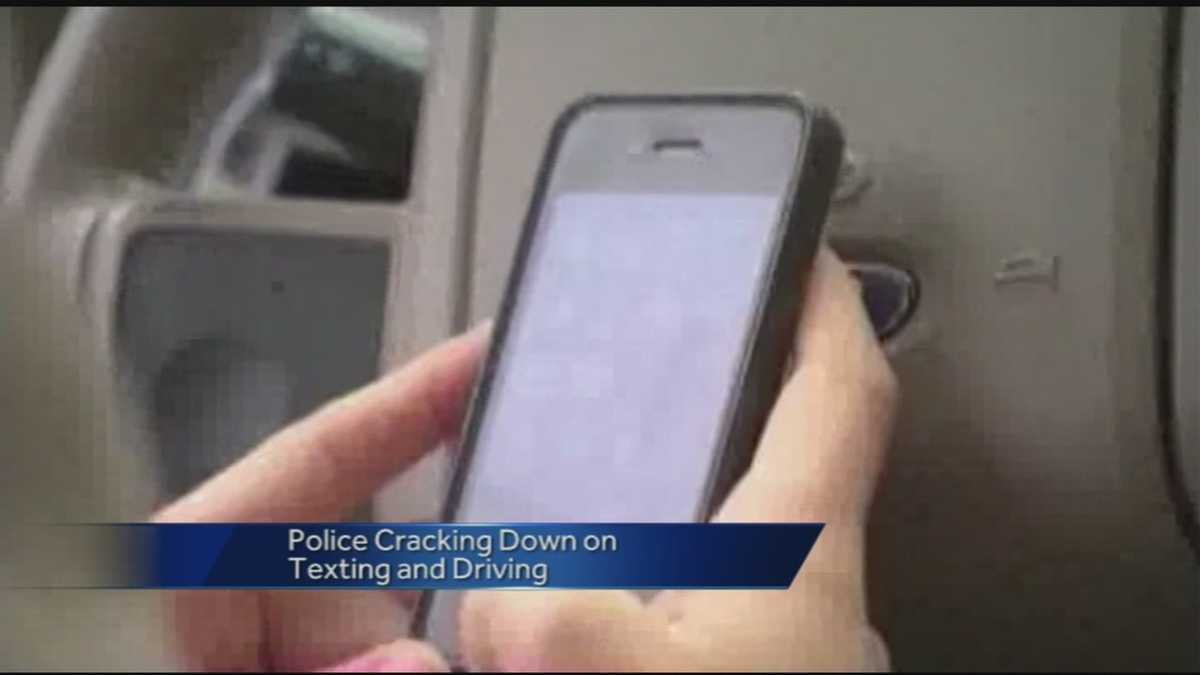 Police cracking down on texting and driving