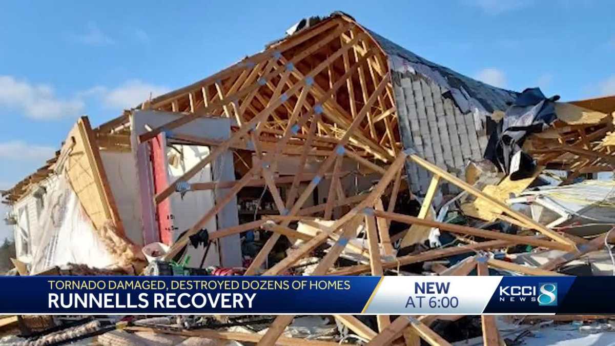 One year later Rural Runnells area still recovering from tornado