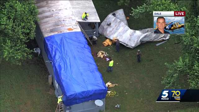 Dale home uses tarp to cover roof after storms cause damage - Vimarsana News