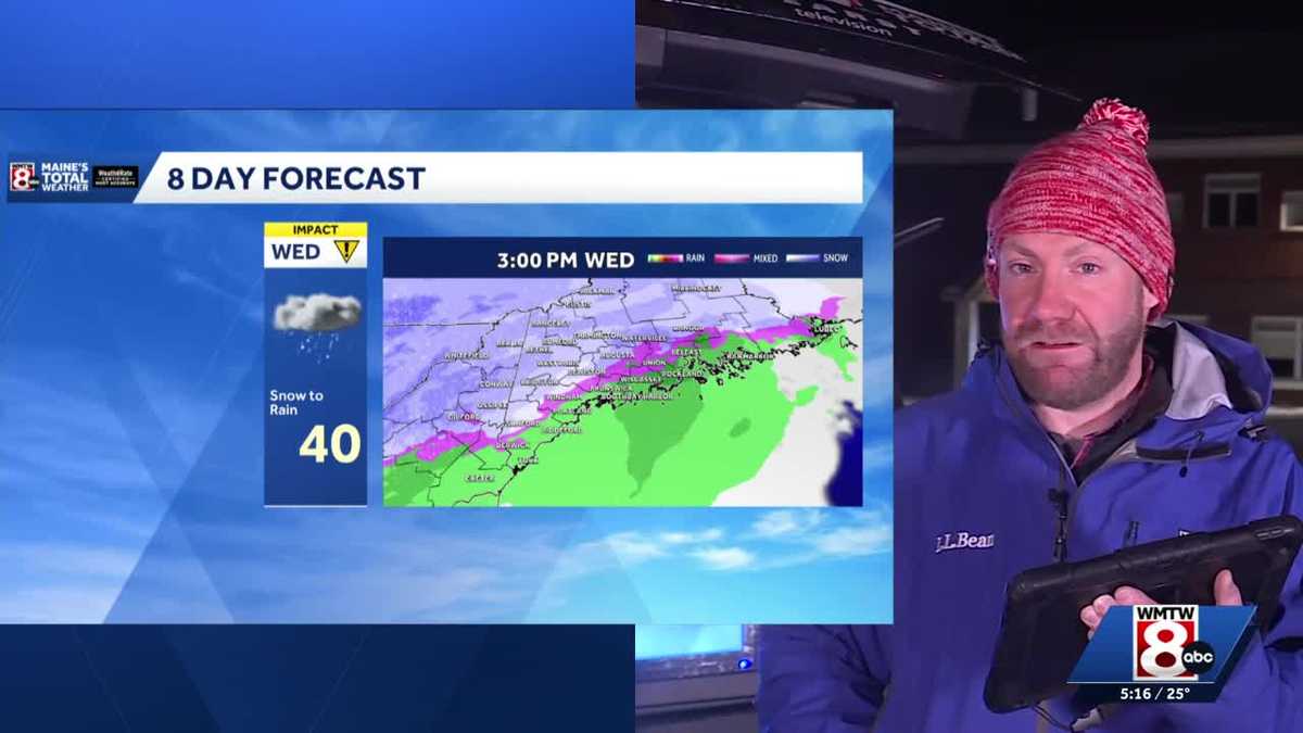 Winter weather advisories issued as system will bring snow, and rain to Maine