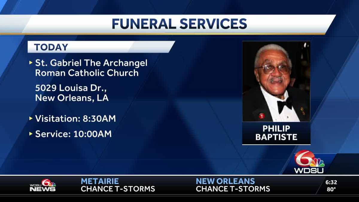 New Orleans Philip Baptiste funeral