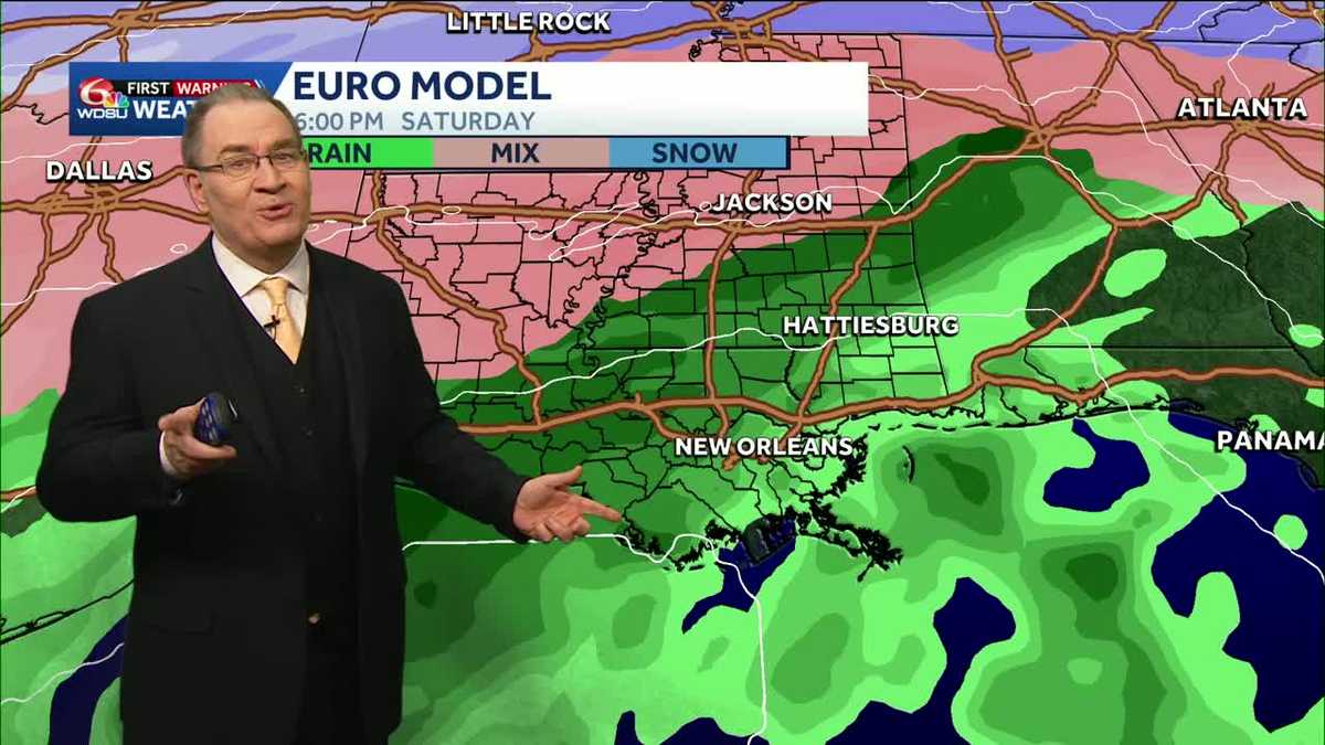 A warming trend with increasing rain chances; possible freezing rain ...
