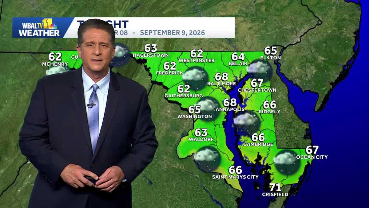 Some rain back in the forecast for Baltimore