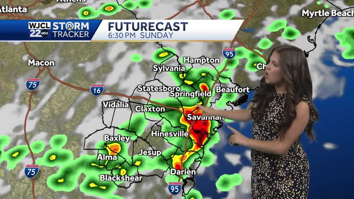 Hot temperatures and some strong storms throughout the weekend - WJCL