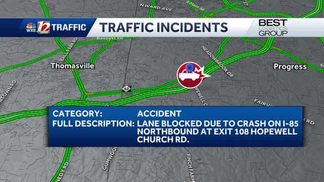 Crash on I-85 in Randolph County, injury reported according to highway patrol - Vimarsana News