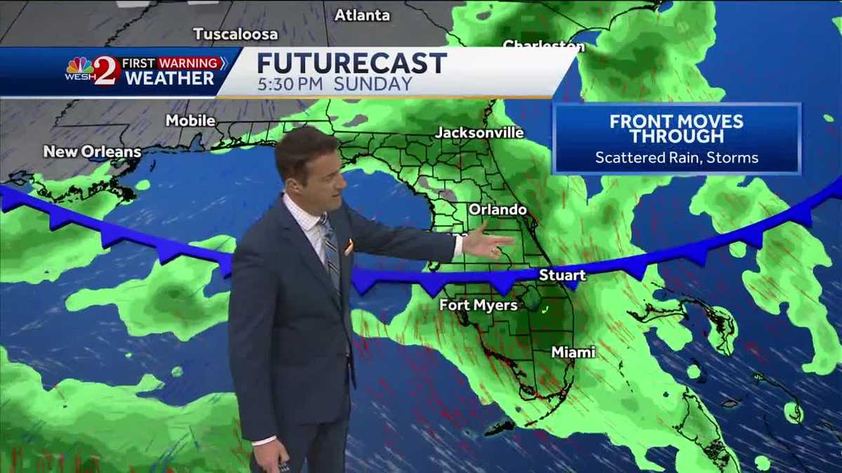 A dry work week but rain chances go up this weekend.