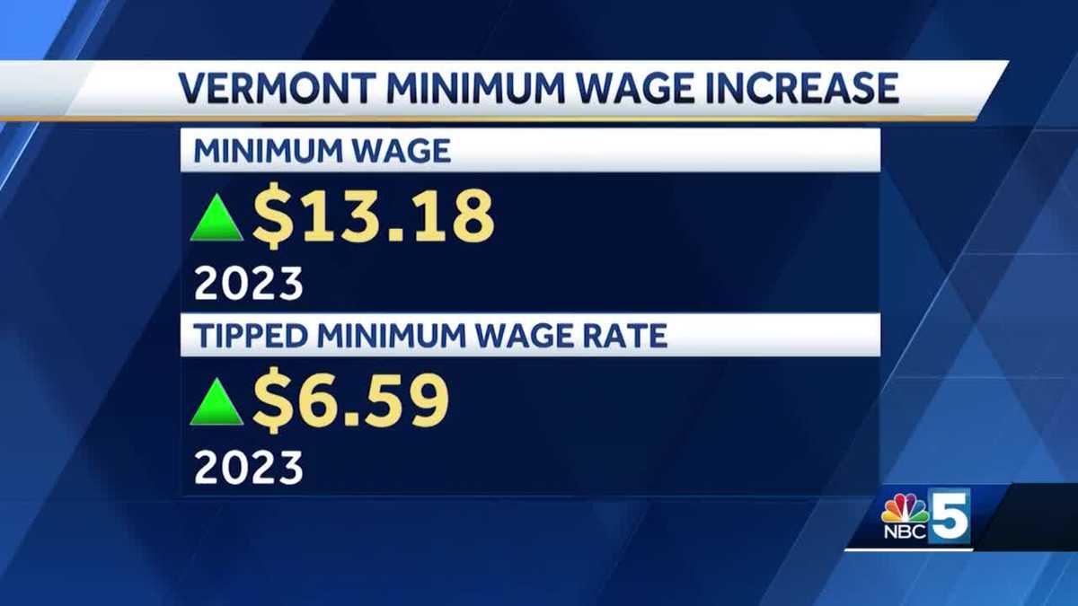 Vermont has a new minimum wage rate for 2023