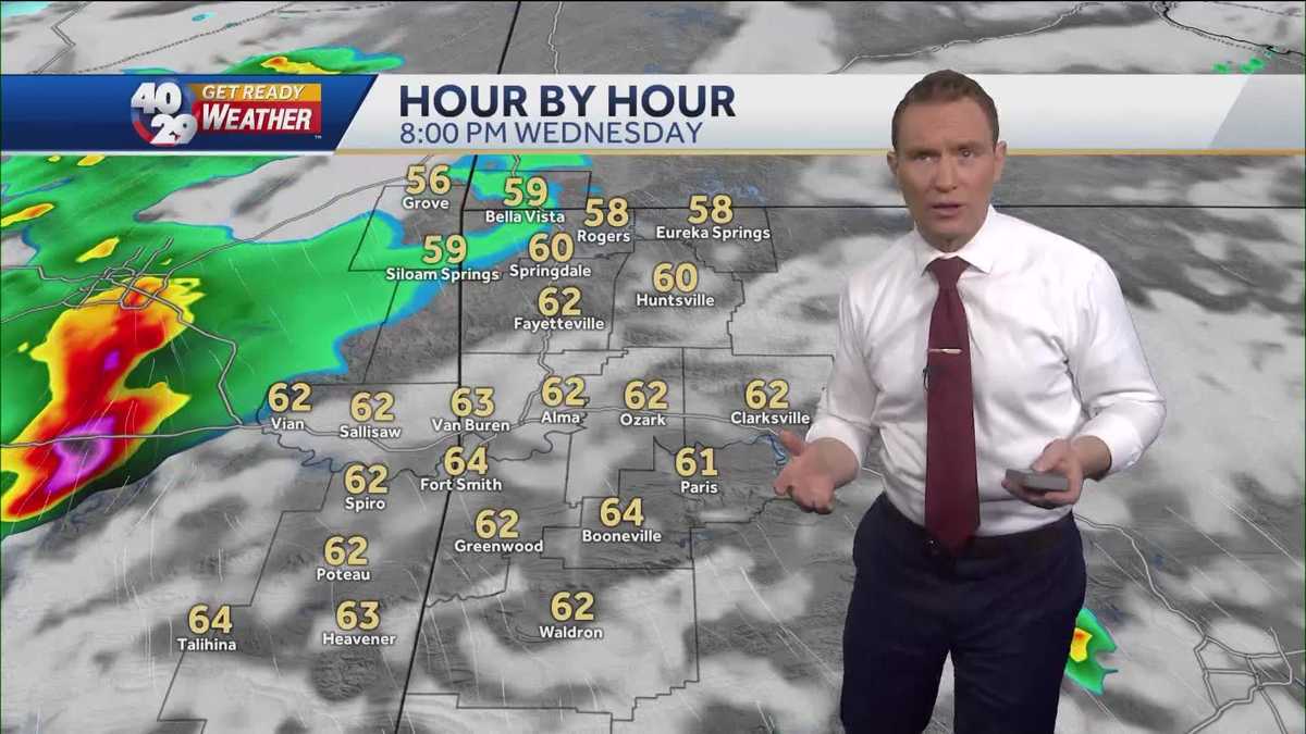 Strong to severe storms possible this evening