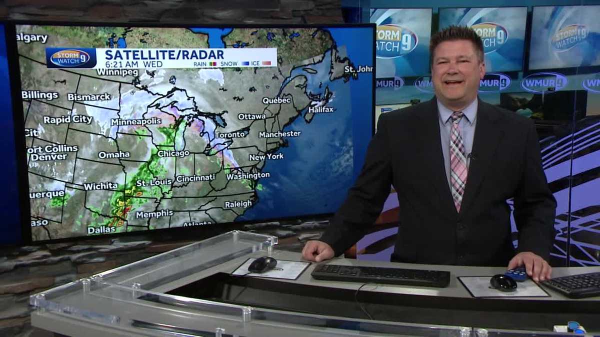 Video Temperatures rise as showers approach