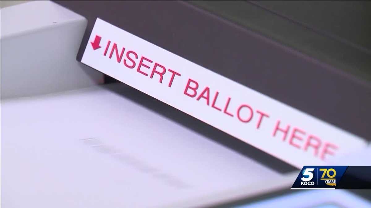 Viewing an Oklahoma sample ballot before the November election - KOCO
