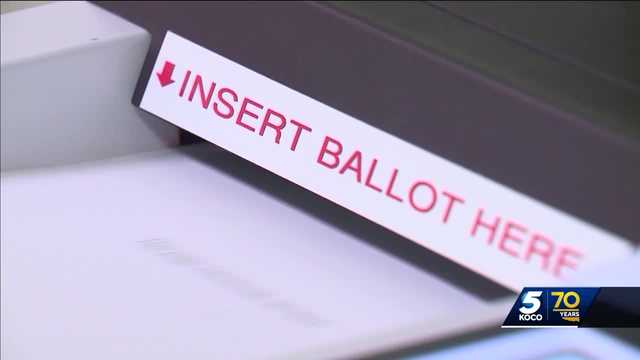 Viewing an Oklahoma sample ballot before the November election