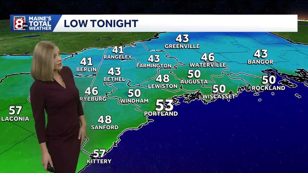 Sunshine and 70s, a cool night follows