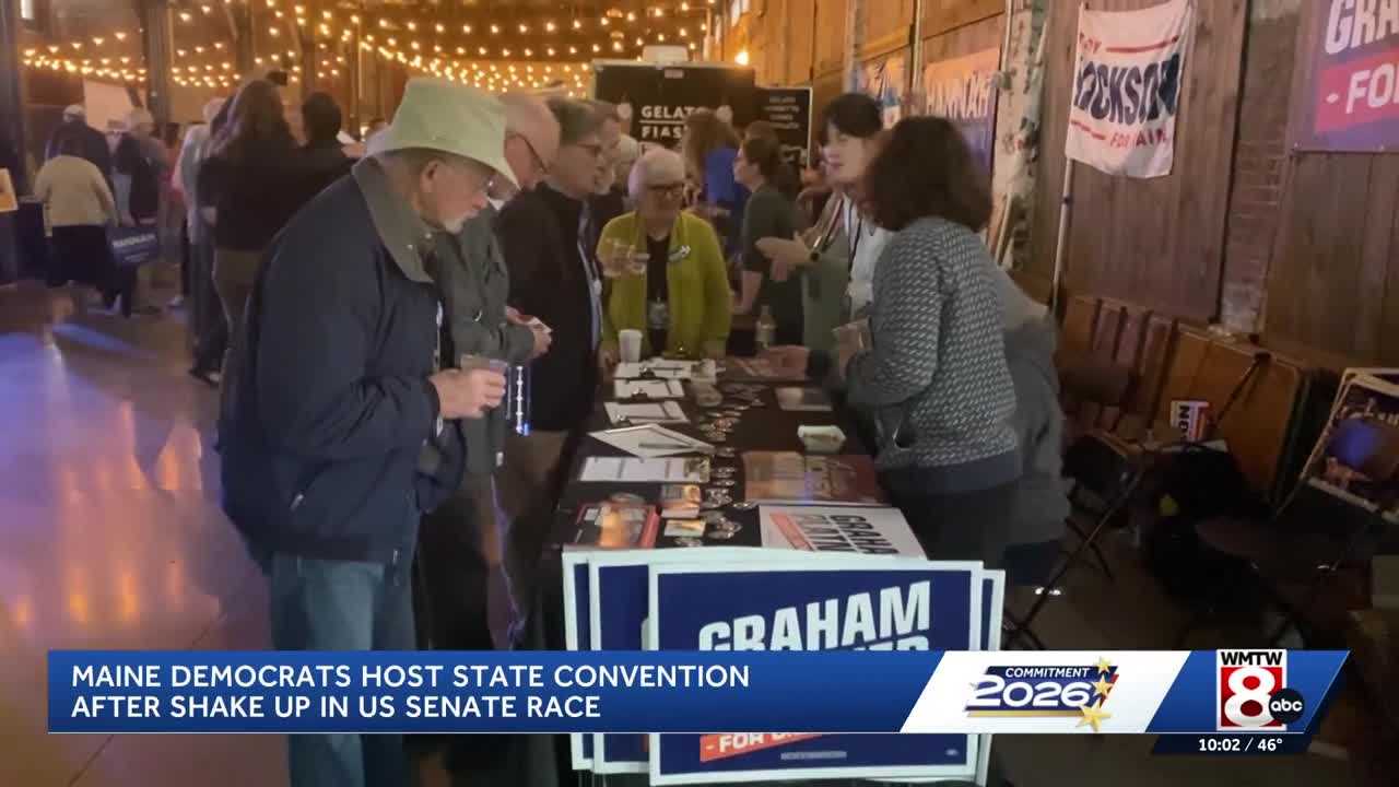 wmtw.com - Bonnie Bishop - Maine Democrats host state convention after shake up in US Senate race