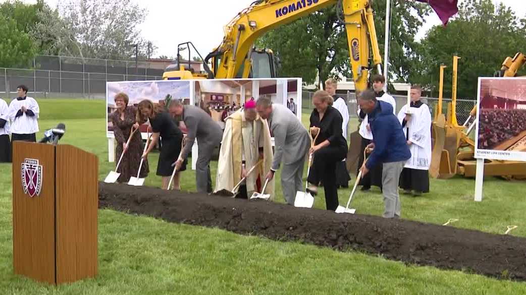 Dowling Catholic breaks ground on campus project as $76M campaign moves forward