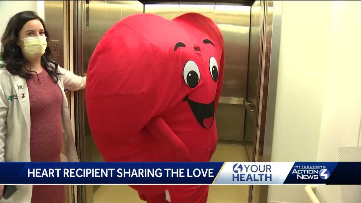 Heart transplant recipient gives back on Valentine's Day