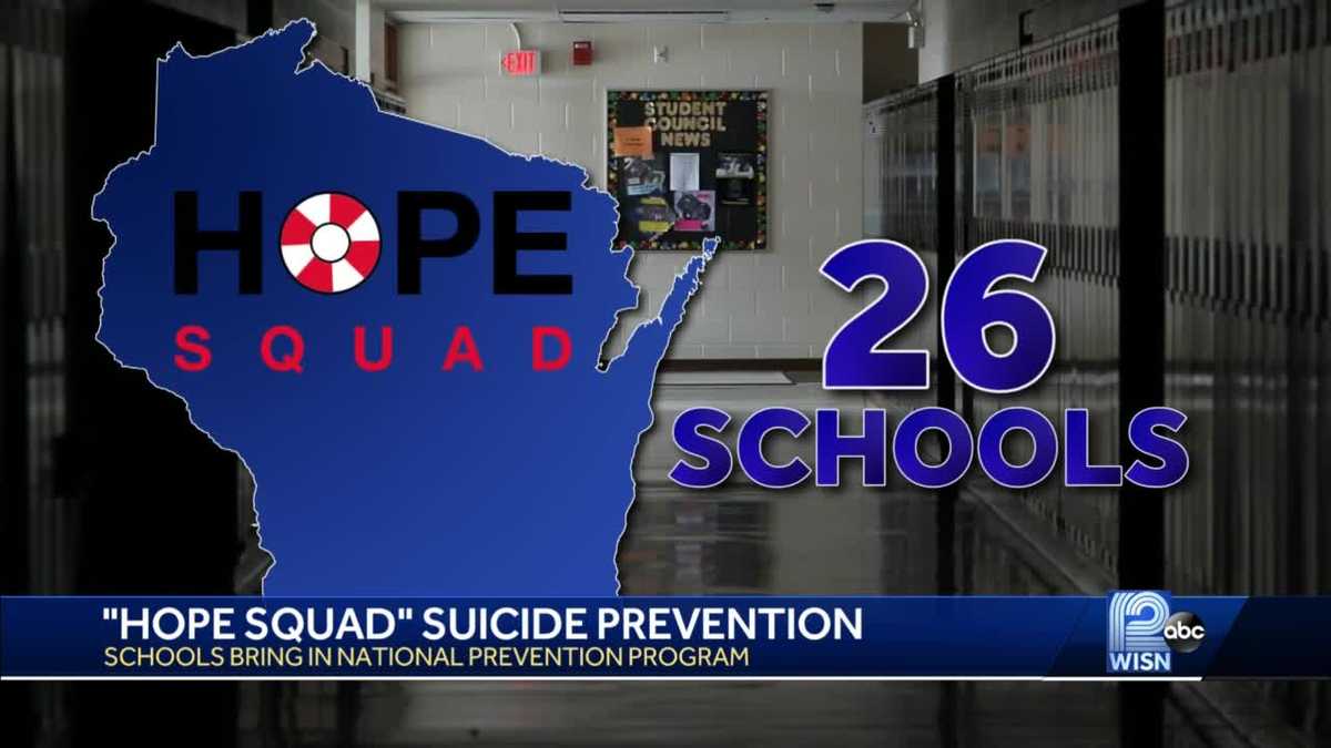 'Hope Squad' program hopes to curb teen suicide