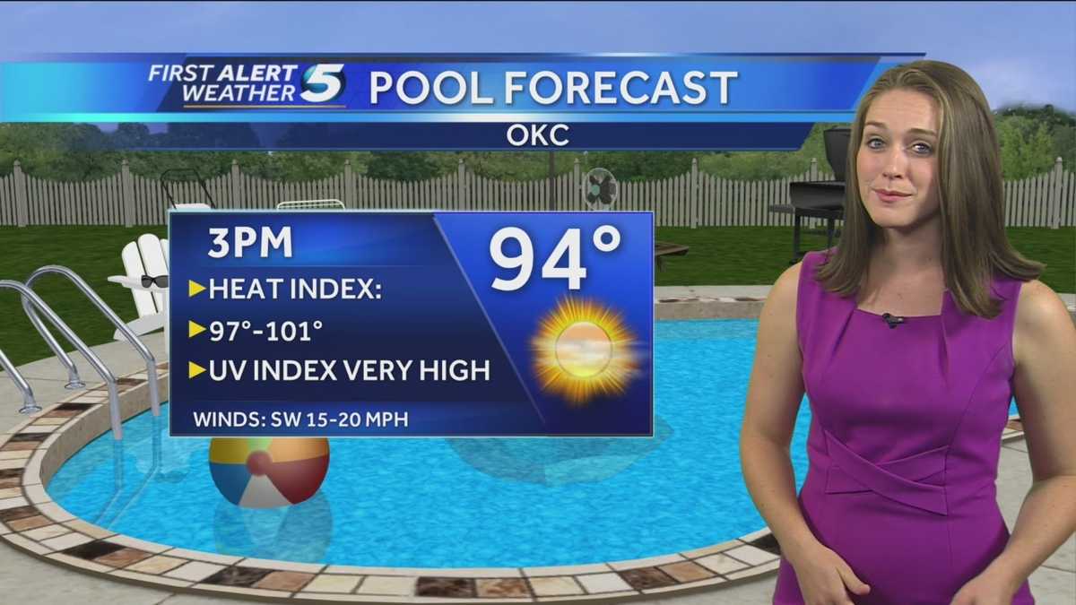 Pool weather in Oklahoma this weekend
