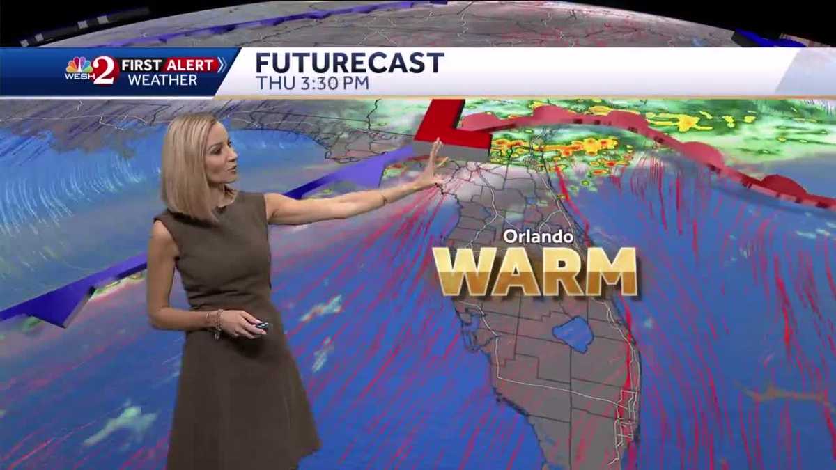 Scattered clouds, temperatures climbing Wednesday