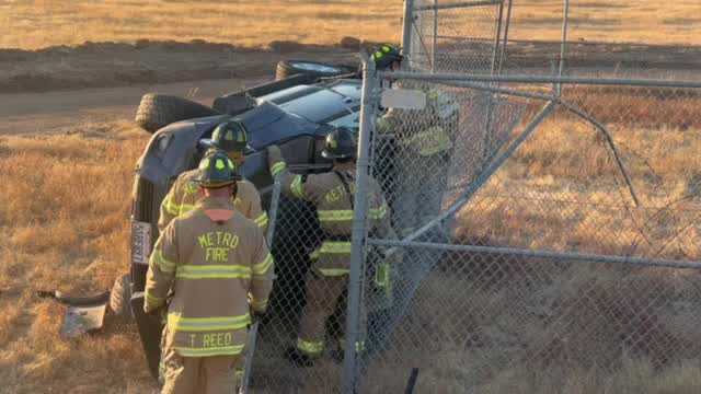 1 taken to hospital following rollover crash in Rancho Cordova