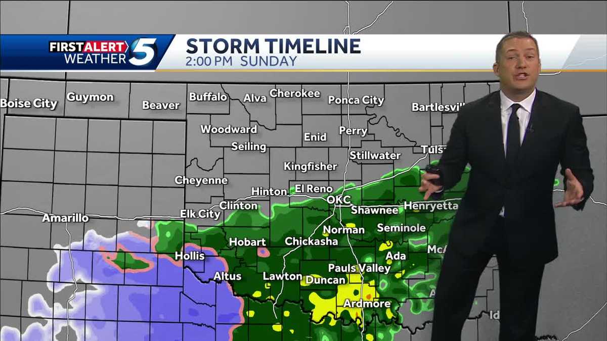 Snow possible in parts of Oklahoma this weekend