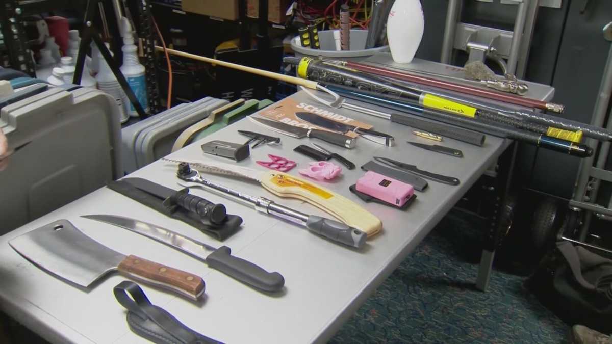 TSA 1,000 pounds of banned items collected at OIA daily