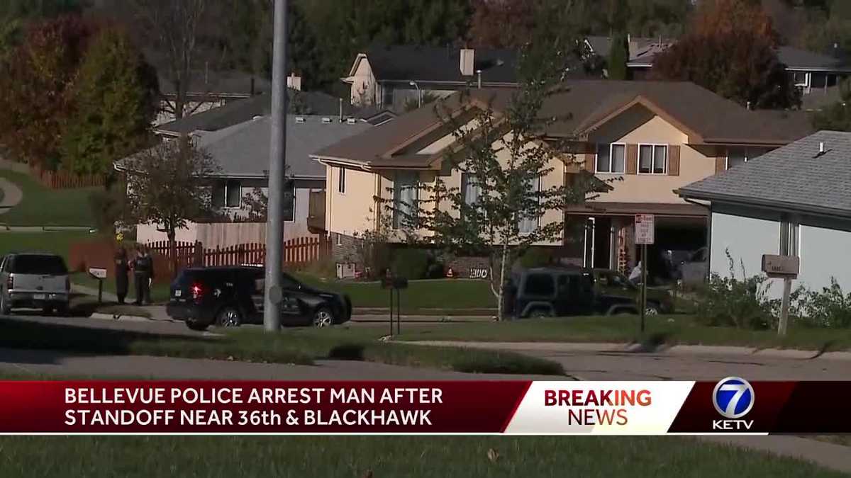 Standoff in Bellevue ends in arrest